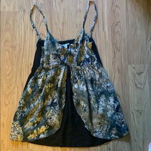 Black, pink, and beautiful design tank top